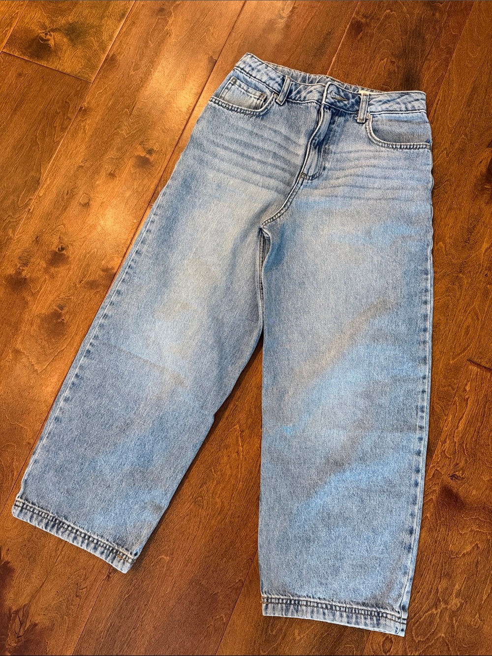 Zara Boys Relaxed Light Blue Jeans - Classic Everyday Denim